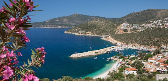 Panoramic view of Kalkan Bay